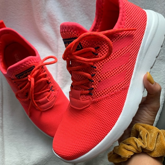 adidas Shoes | Adidas Bright Orange Red Running Sneakers Shoes | Poshmark